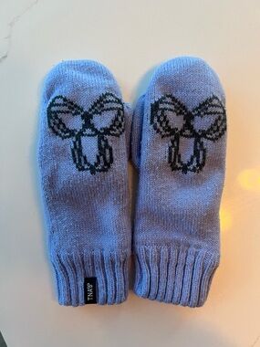 TNA Purple Knit Mittens